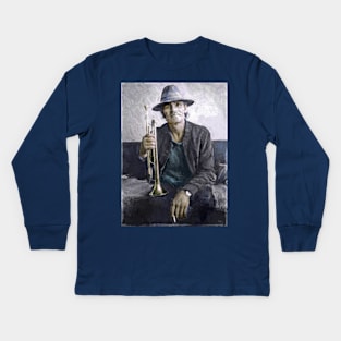 Chet Baker Kids Long Sleeve T-Shirt